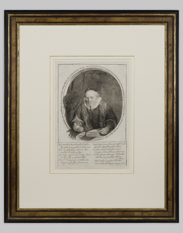 Rembrandt van Rijn, De predikant Jan Cornelisz Sylvius (1564-1638), 1646, inkt op papier. Collectie Fries Museum Leeuwarden | Aa