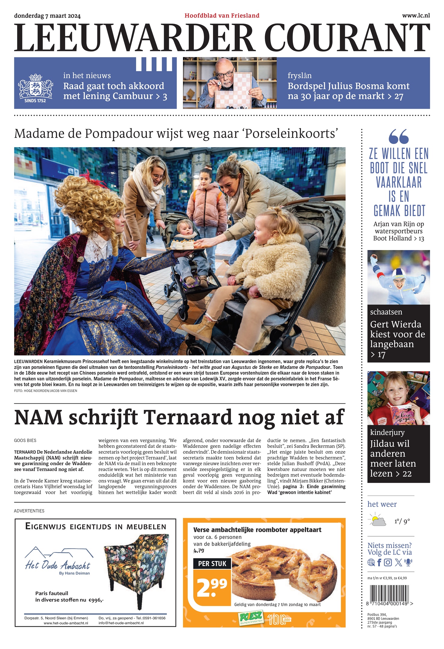 Leeuwarder Courant, 7 maart 2024