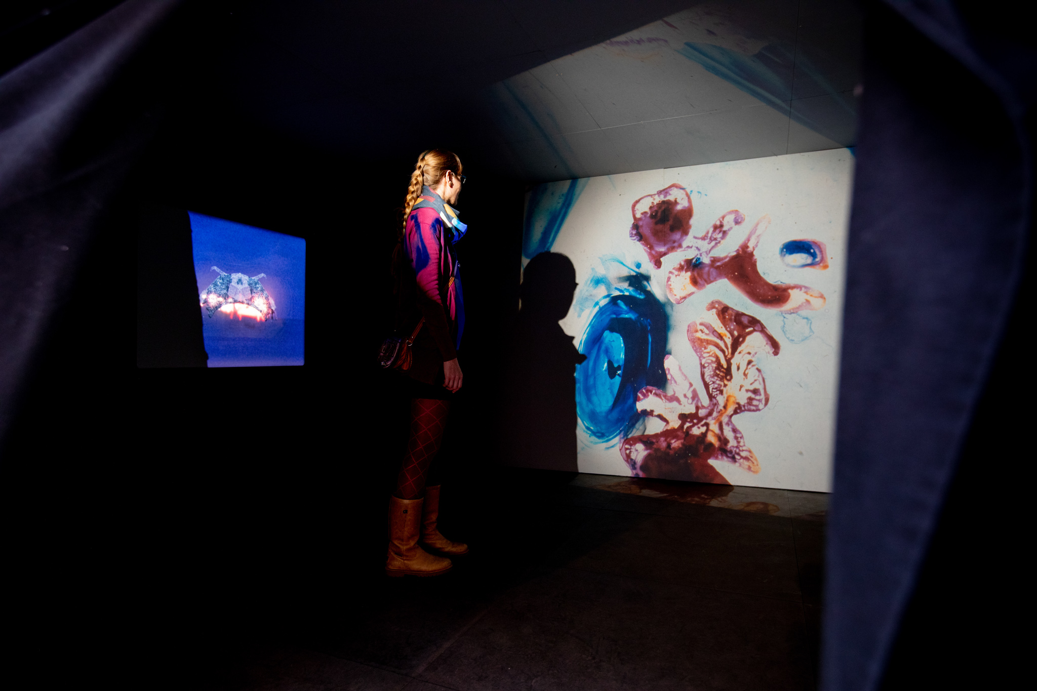 vrouw met tegenlicht