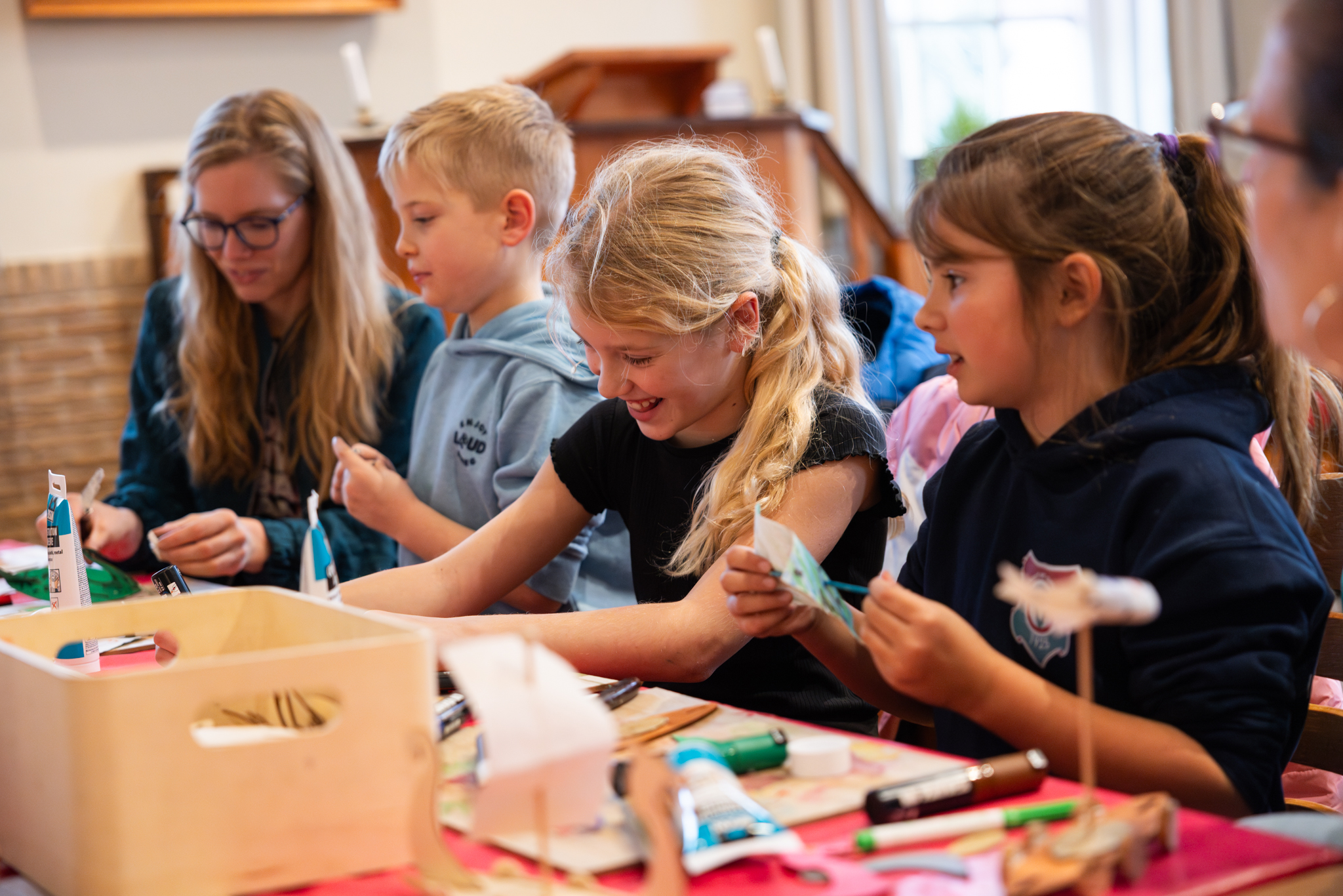Creatieve workshop voor jong en oud - Foto door Aron Weidenaar
