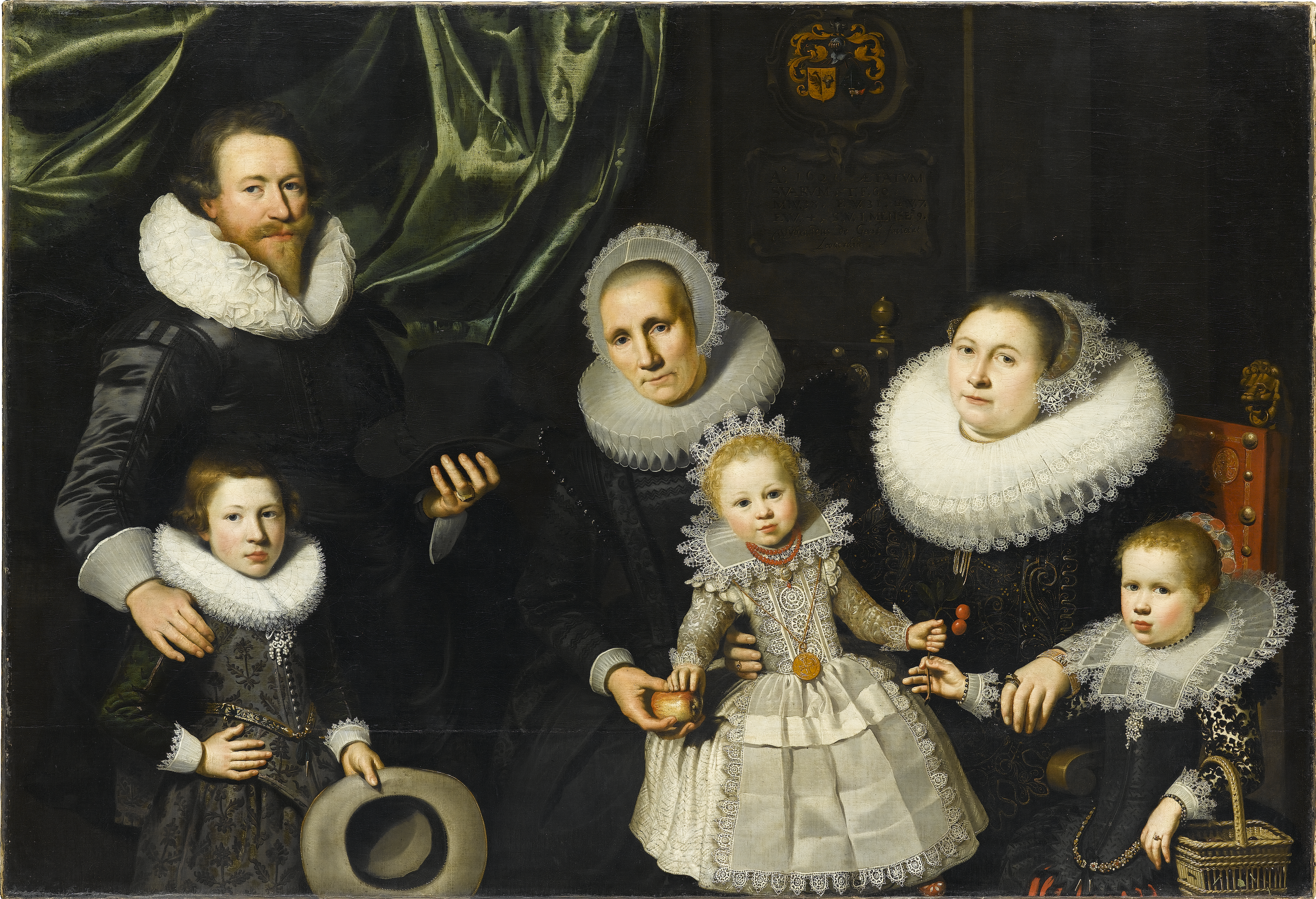 Wybrand de Geest, Familieportret, 1621, bpk / Staatsgalerie Stuttgart.