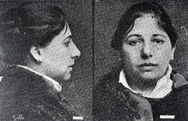 Prison photos of Mata Hari taken the night before her execution. October 14, 1917. Collection Fries Museum, Leeuwarden