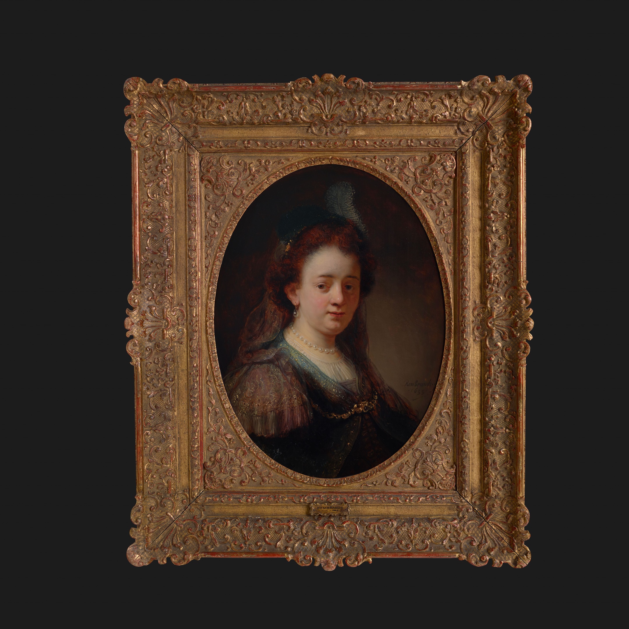 Govert Flinck, Portret van Saskia Uylenburgh, ca. 1636. Fries Museum, Leeuwarden | Bruikleen Collectie Rijksdienst voor het Cultureel Erfgoed.