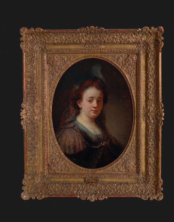 Govert Flinck, Portret van Saskia Uylenburgh, ca. 1636. Fries Museum, Leeuwarden | Bruikleen Collectie Rijksdienst voor het Cultureel Erfgoed. Govert Flinck, Portret van Saskia Uylenburgh, ca. 1636. Fries Museum, Leeuwarden | Bruikleen Collectie Rijksdienst voor het Cultureel Erfgoed.