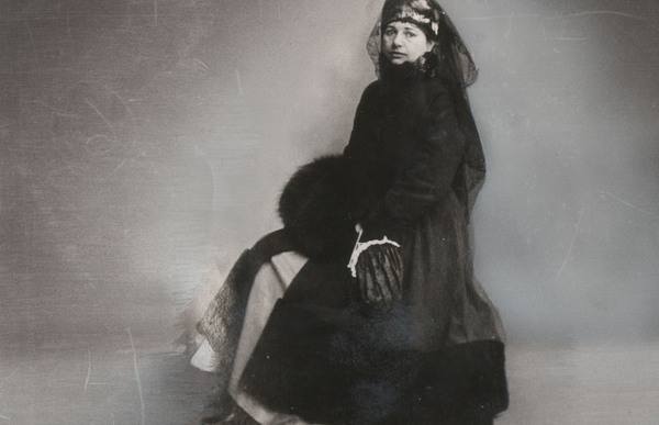 Police photo of Mata Hari on the day of her arrest, 1917, Collection Fries Museum, Leeuwarden