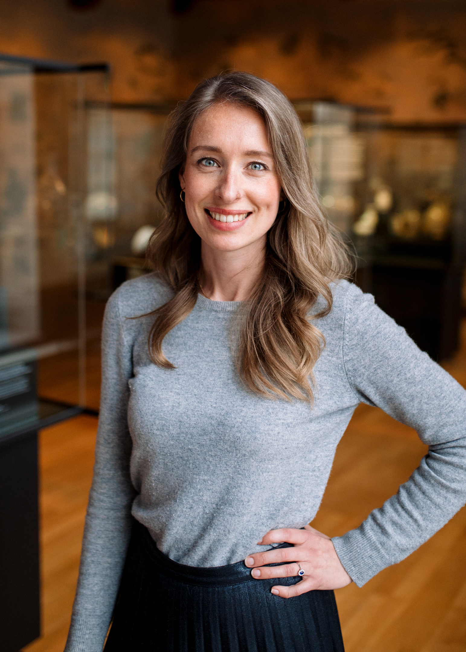 Conservator Eline van den Berg. Foto door Marleen Annema