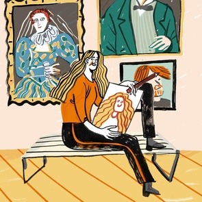 tekenen op zaal