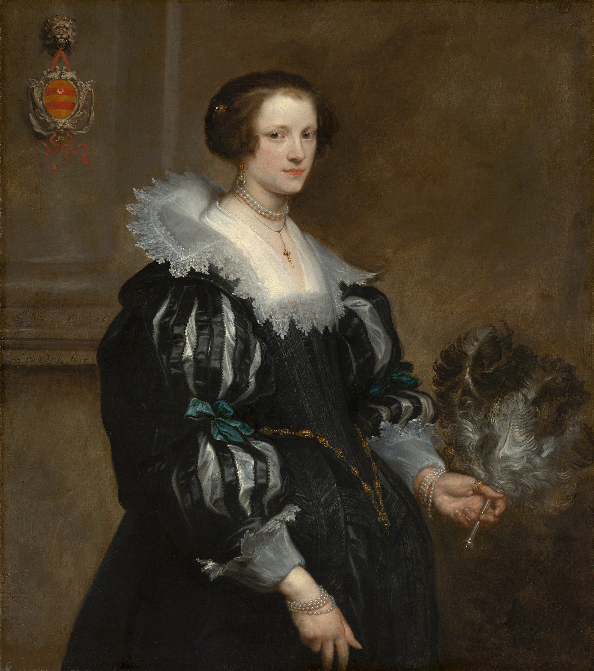 Afb. 3. Anthony van Dyck, Portret van Anna Wake, 1628, olieverf op doek, 113 x 99 cm. Mauritshuis Den Haag