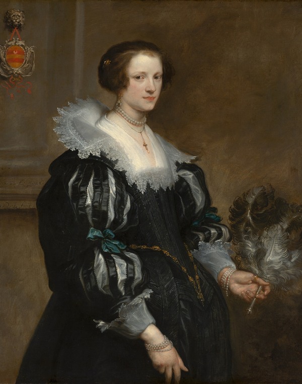 Afb. 3. Anthony van Dyck, Portret van Anna Wake, 1628, olieverf op doek, 113 x 99 cm. Mauritshuis Den Haag Afb. 3. Anthony van Dyck, Portret van Anna Wake, 1628, olieverf op doek, 113 x 99 cm. Mauritshuis Den Haag