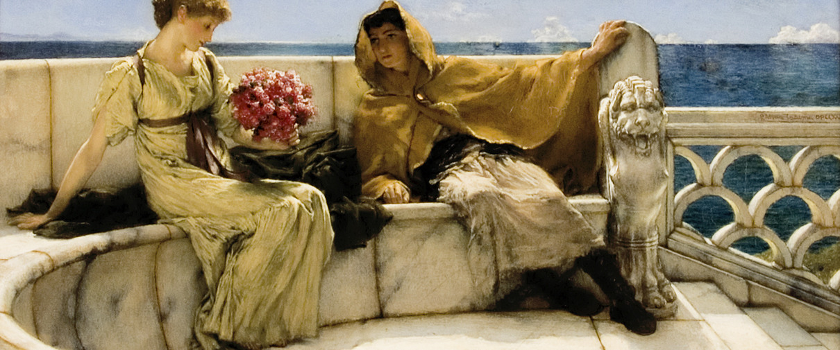 Sir Lawrence Alma-Tadema, Amo Te Ama Me, 1881