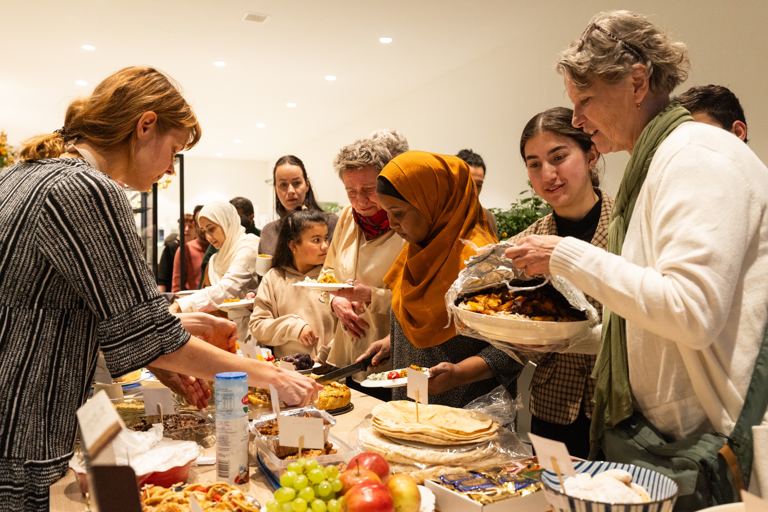 Iftar maaltijd in het Princessehof