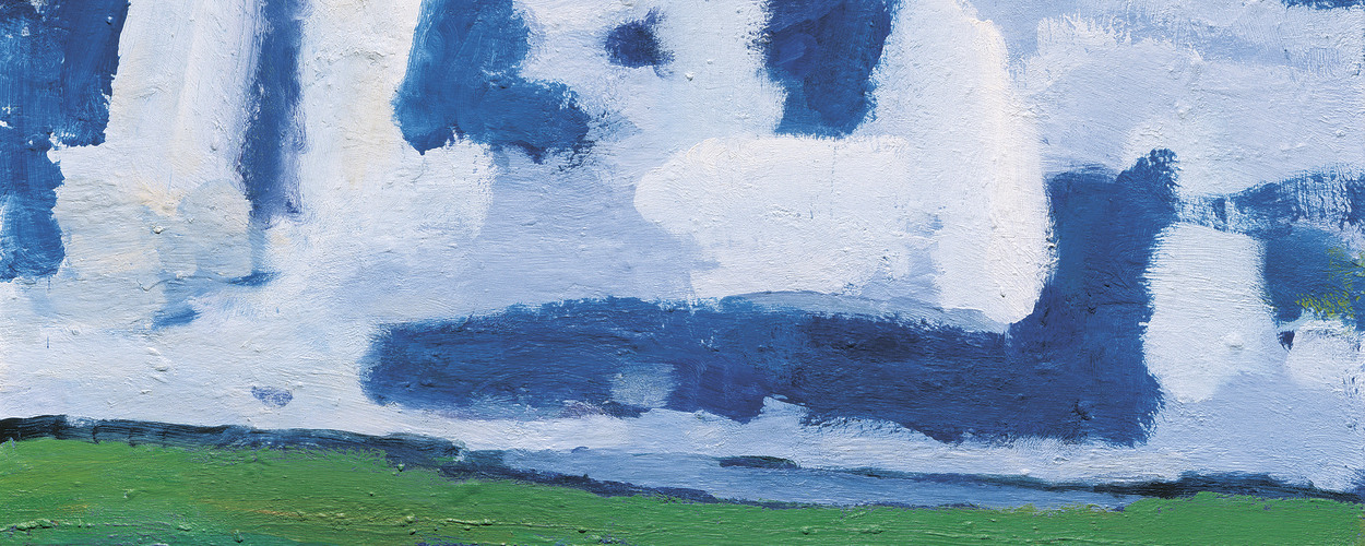 Gerrit Benner, 'Land and Clouds', 1973, oil on canvas, 80 x 100 cm, Museum Belvédère, Heerenveen-Oranjewoud, © AG BENNER, 2014