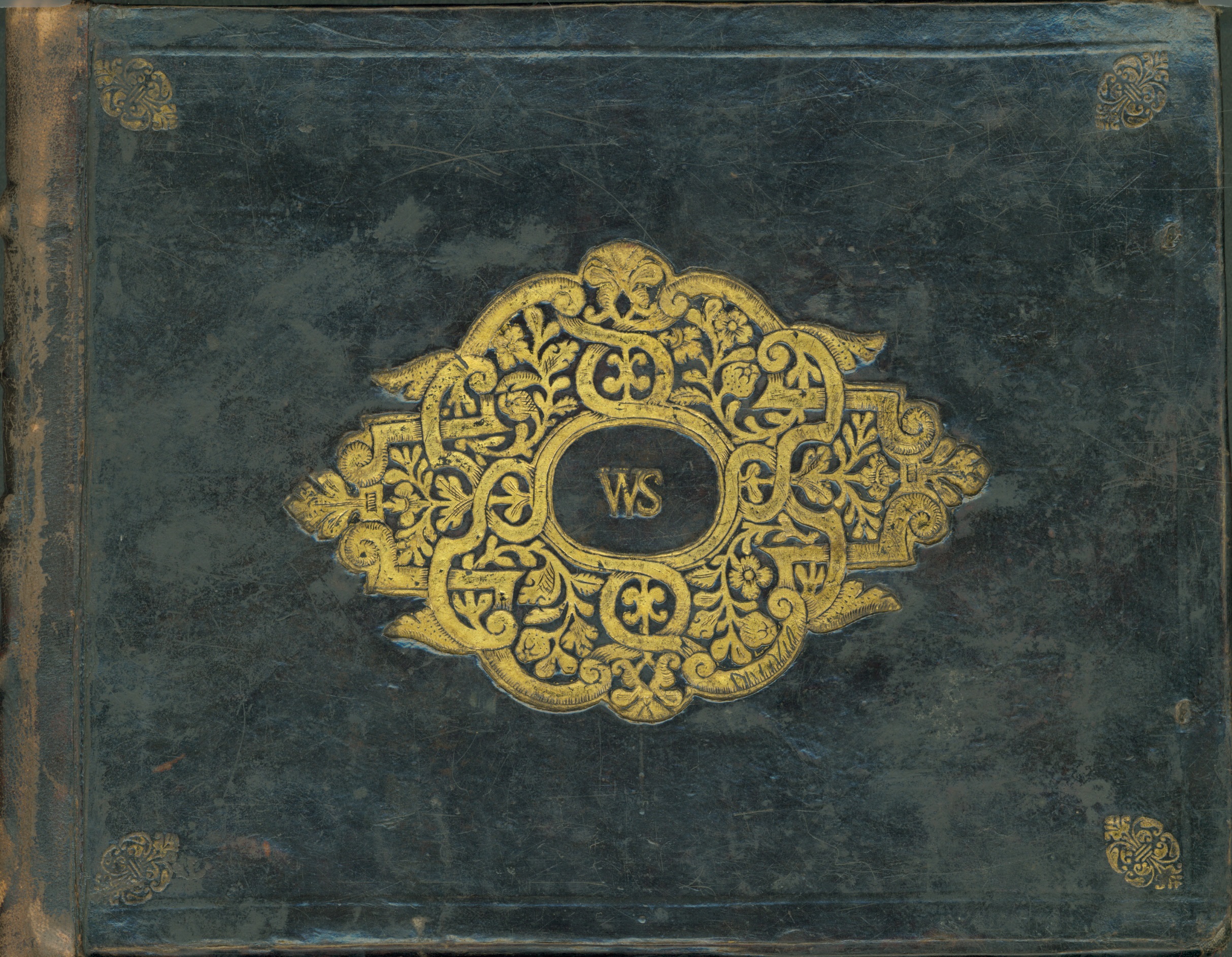 Album amicorum van W.S. (Wybrand Simonsz de Geest), 1611-1619, leer, papier, inkt. Collectie Tresoar.