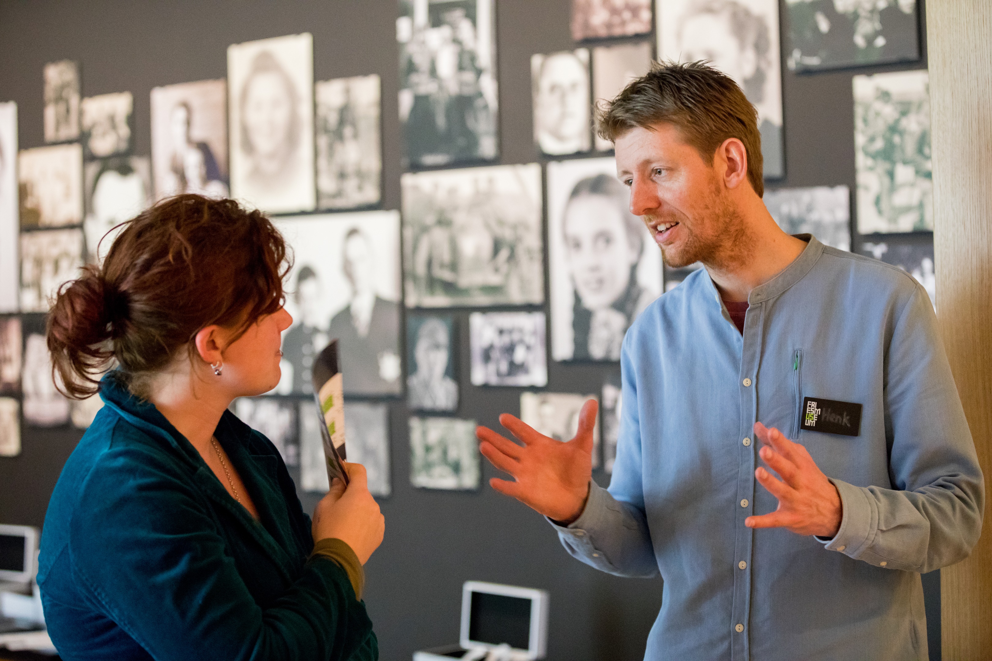 Rondleiding in het Fries Verzetsmuseum, foto door Ruben van Vliet