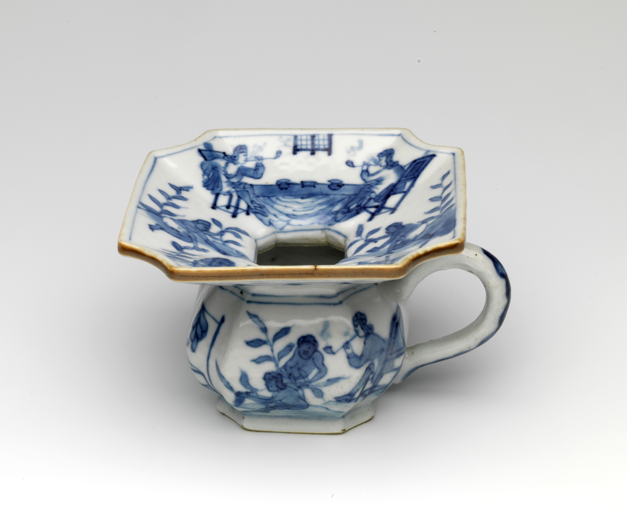 Kwispedoor met tabaksplantage