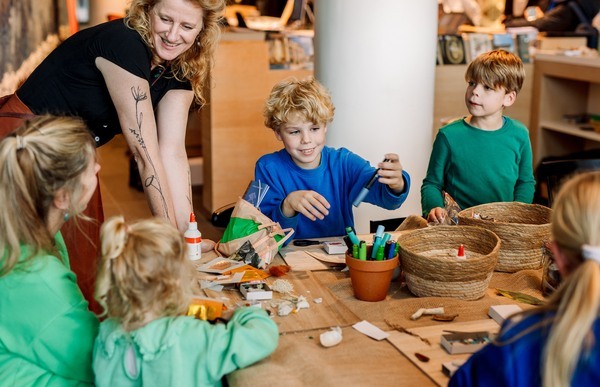 Herfstvakantieworkshop. Foto's: Marleen Annema Herfstvakantieworkshop. Foto's: Marleen Annema
