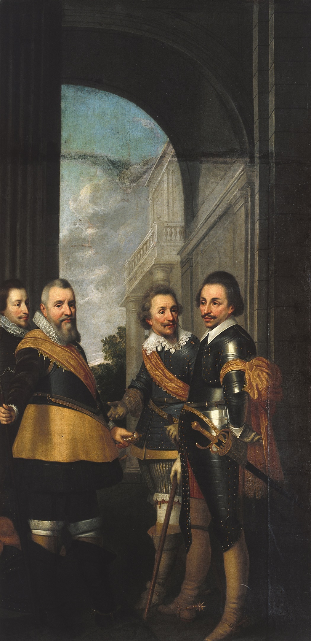 Wybrand de Geest, Groepsportret van vier graven van Nassau-Dietz, ca 1625-1634. Fries Museum, Leeuwarden | Collectie Koninklijk Fries Genootschap - Schenking Koning Willem III