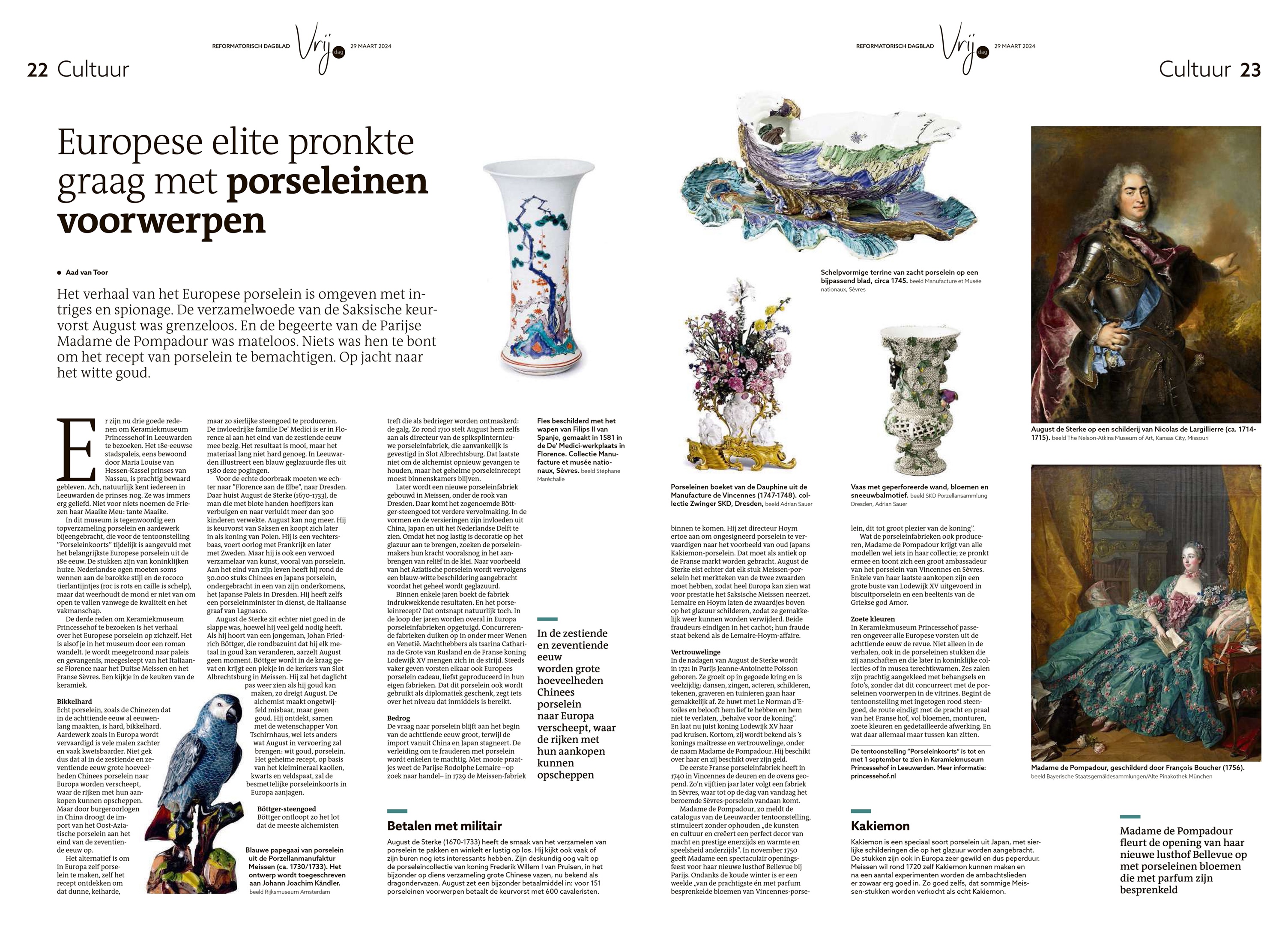 Porseleinkoorts in het Reformatorisch dagblad