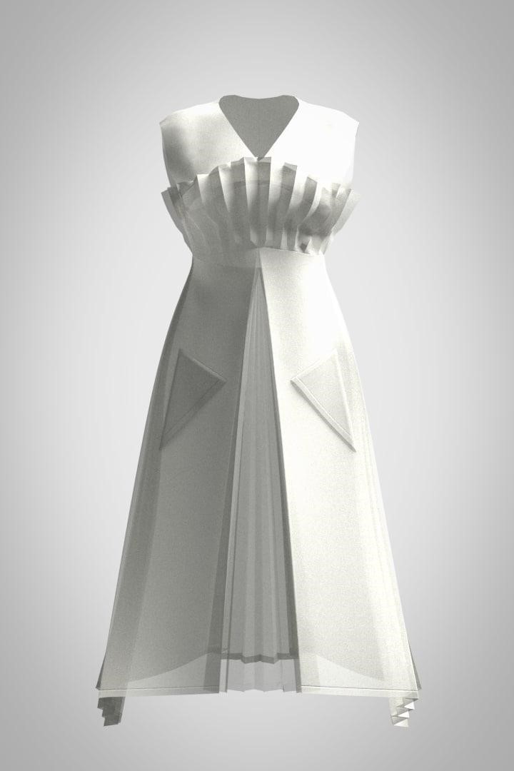 The Dress, 2021, Taus Makhacheva, Panika Derevya en Alexandra Pustynnova