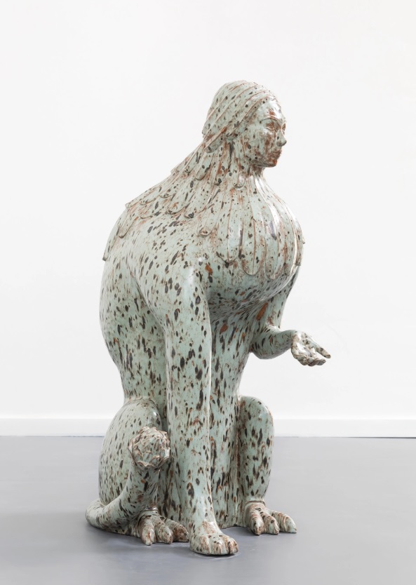 Statue of Asking: Threshold Guardian II, 2022 | The Princessehof National Museum of Ceramics - acquired with support from the Mondriaan Fund