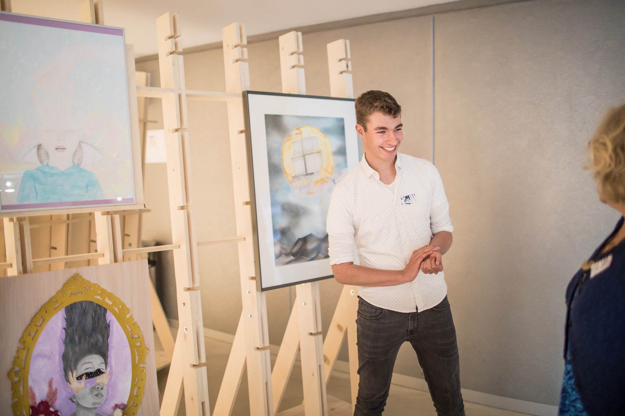 Eindexamenexpositie, foto Lucas Kemper