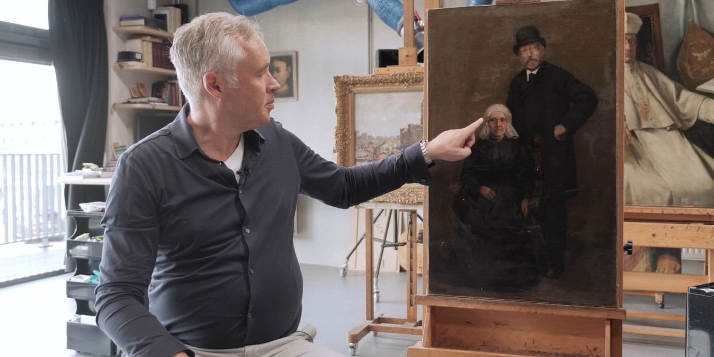 Restauratie portret Mondriaan