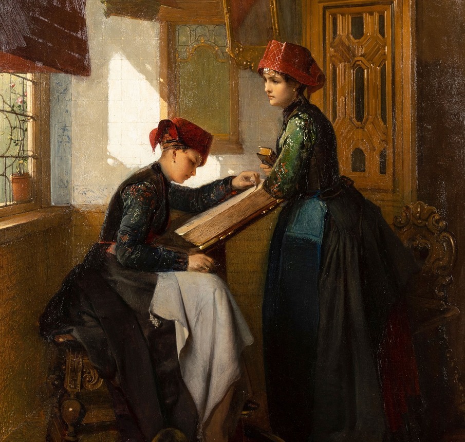 Zondag te Hindeloopen Zondag te Hindeloopen