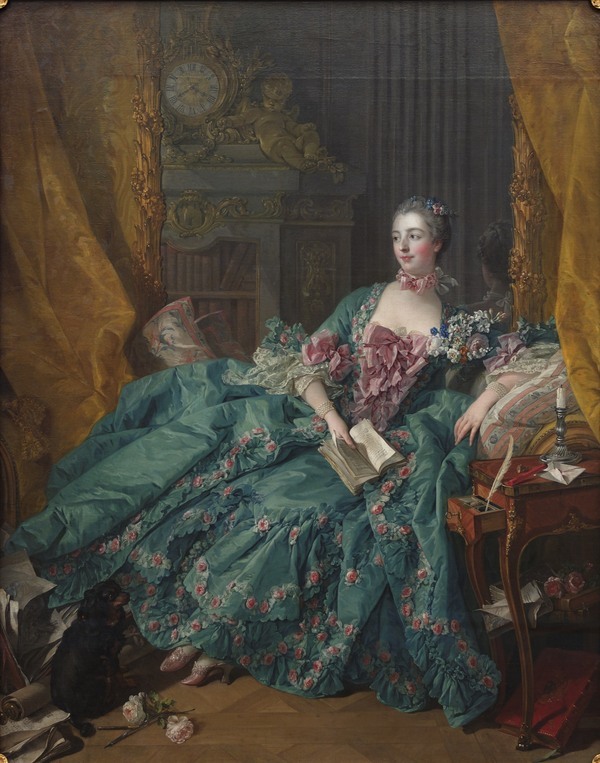 Madame de Pompadour, François Boucher, 1756, Bayerische Staatsgemäldesammlungen - Alte Pinakothek München